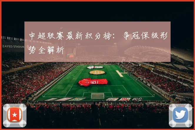 中超联赛最新积分榜：争冠保级形势全解析